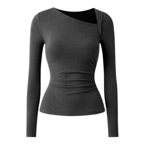 OGL Asymmetrical Black Blouse